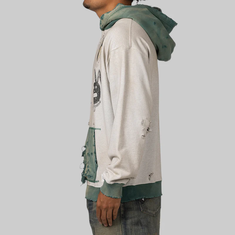 Savage Sweat Hoodie - Green - Image 3