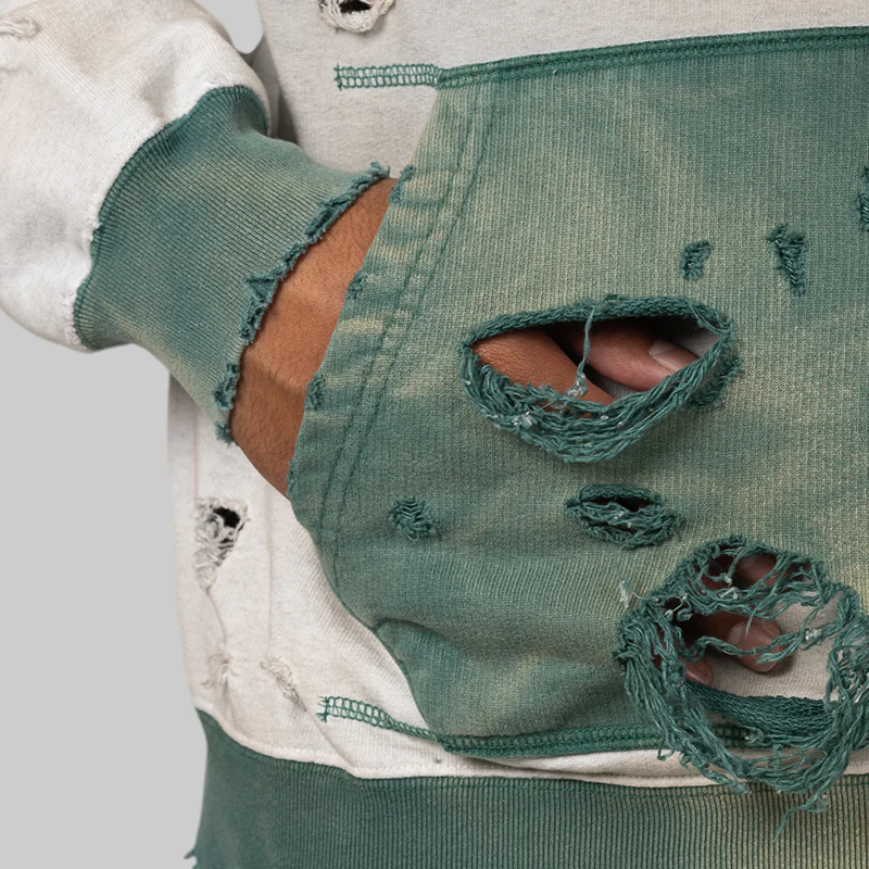Savage Sweat Hoodie - Green - Image 8