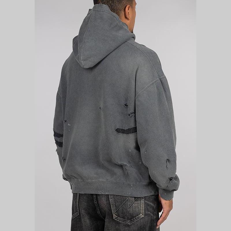 Savage Sweat Parka Long Sleeve - Black - Image 5