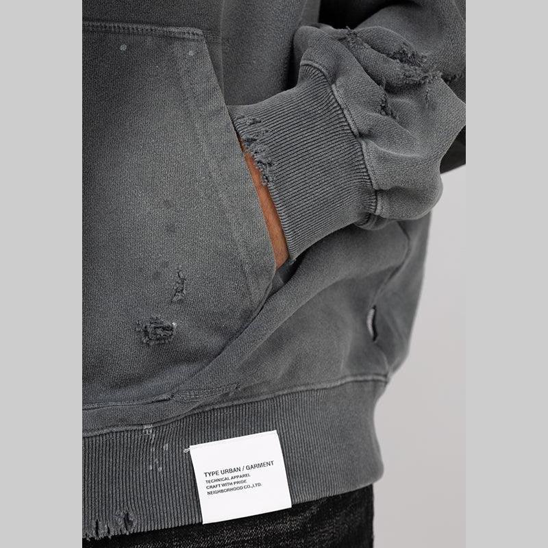 Savage Sweat Parka Long Sleeve - Black - Image 8