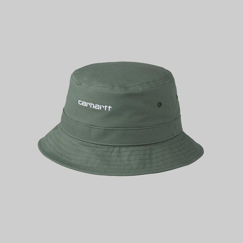 Script Bucket Hat - Park/White
