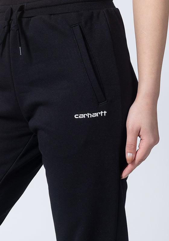 Script Embroidery Sweat Pant - Black - Image 3
