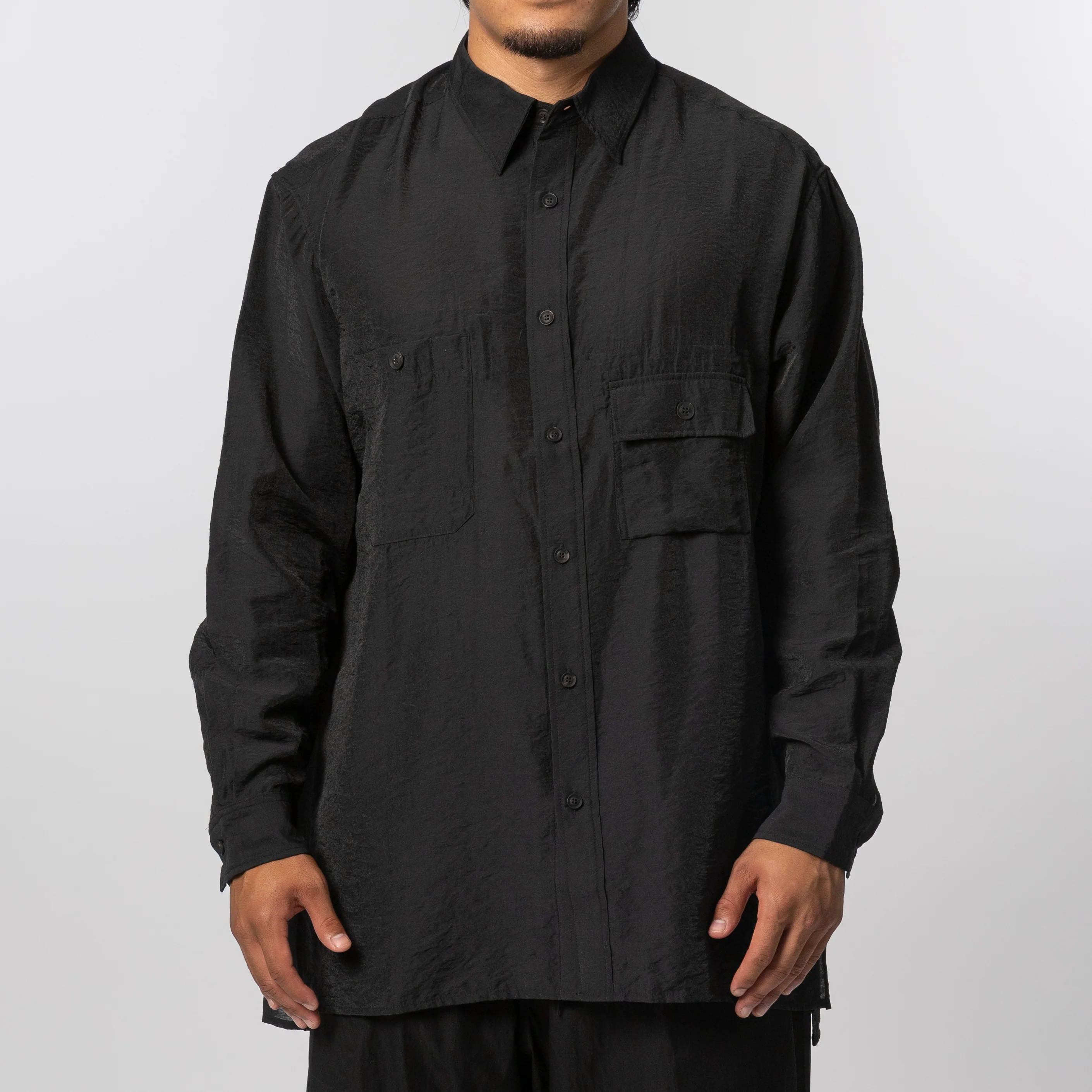 Shirt Long Sleeve - Black