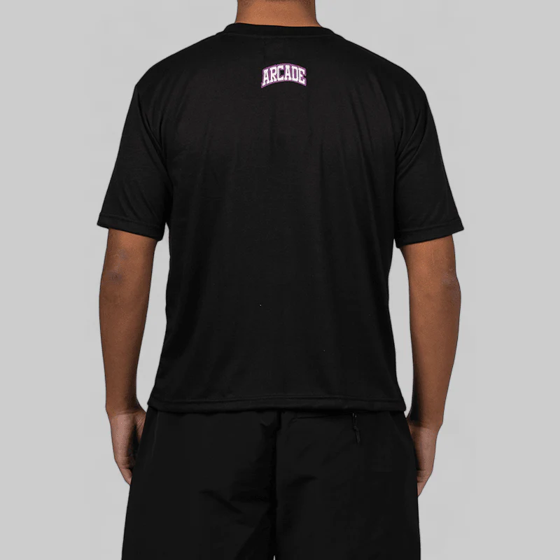 Single Flower T-Shirt - Black - Image 2
