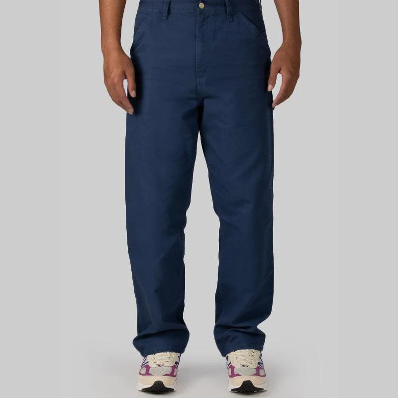 Single Knee Pant - Blue Rinsed