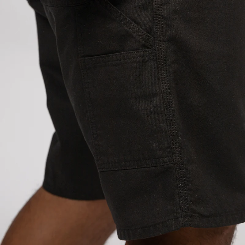Single Knee Short - Black Garment Dyed - Image 7