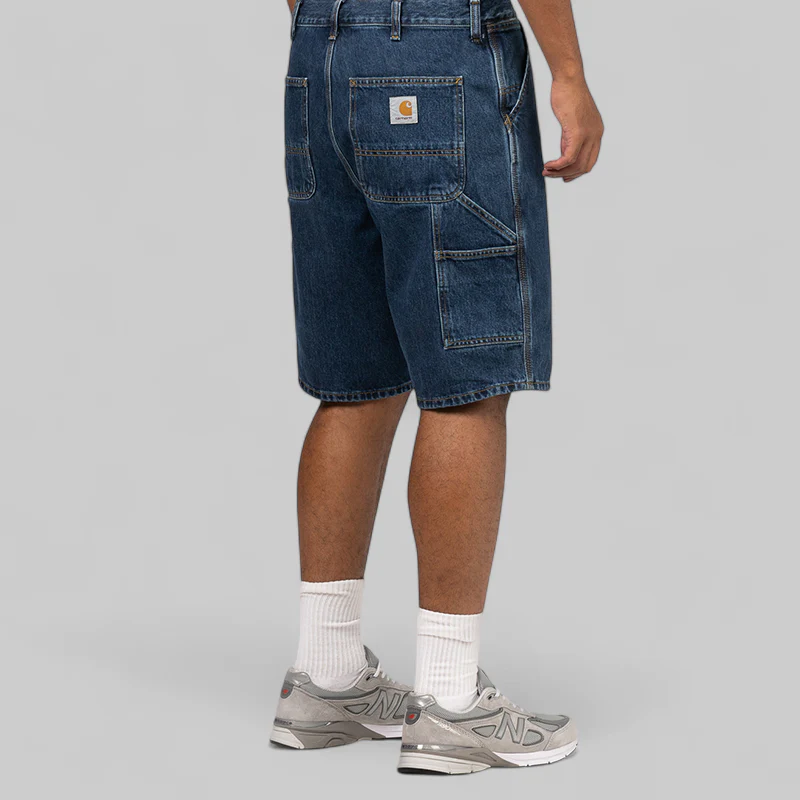 Single Knee Short - Blue (Stone Washed) - Image 6