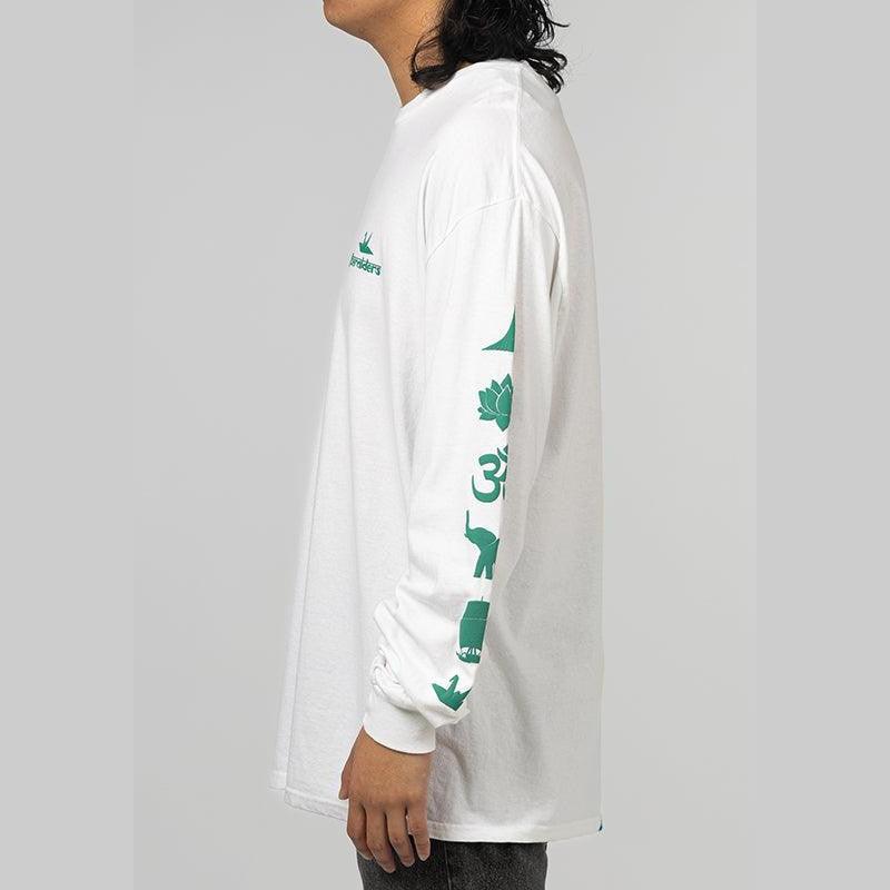 Sleeve Logo Long Sleeve - White - Image 3