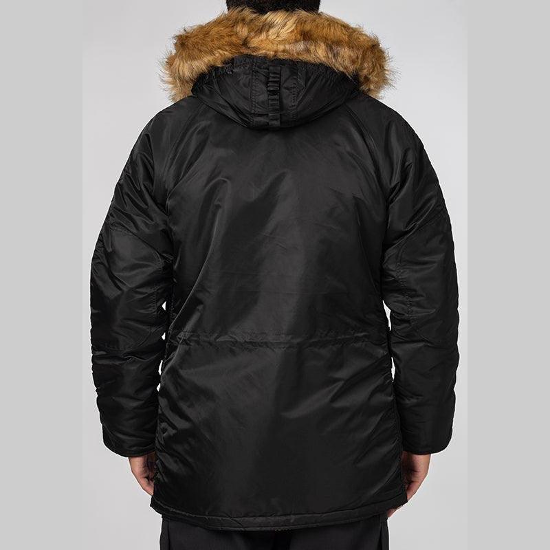 Slim Fit N-3B Parka - Black - Image 5