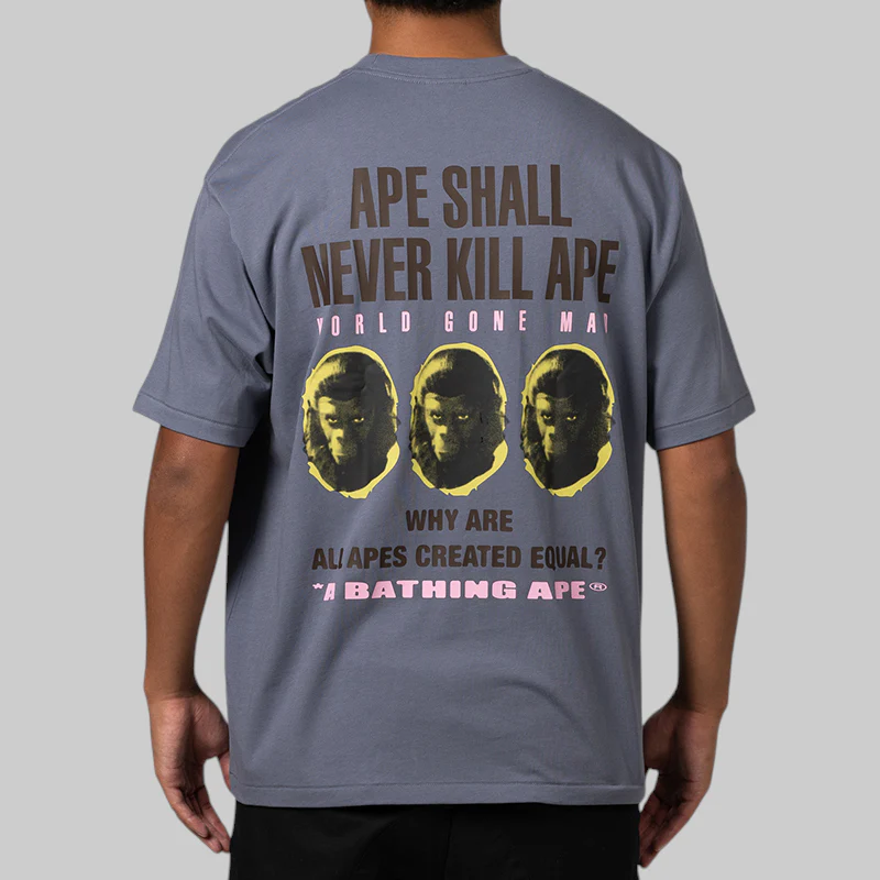 Slogan Relaxed Fit T-Shirt - Charcoal