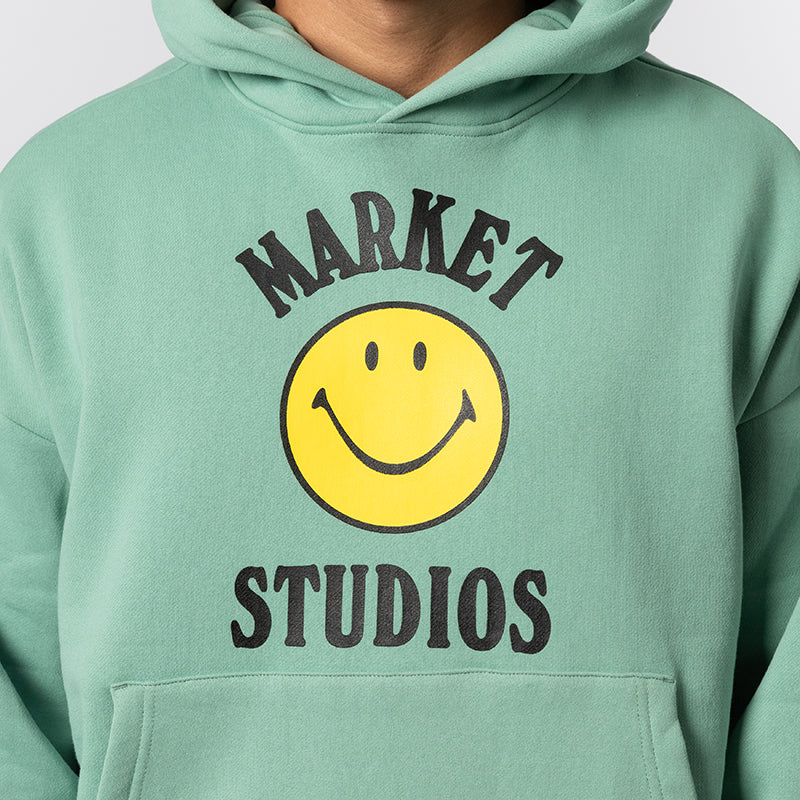 Smiley Mood Hoodie - Green - Image 4