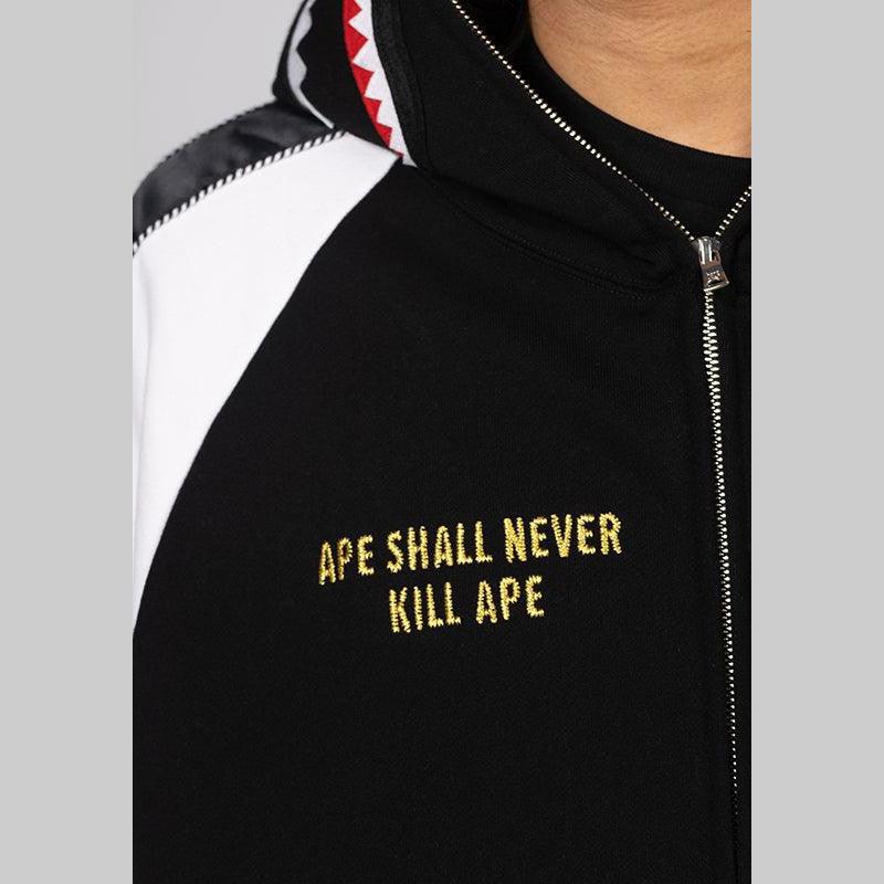 Souvenir Shark Zip Hoodie - Black - Image 8