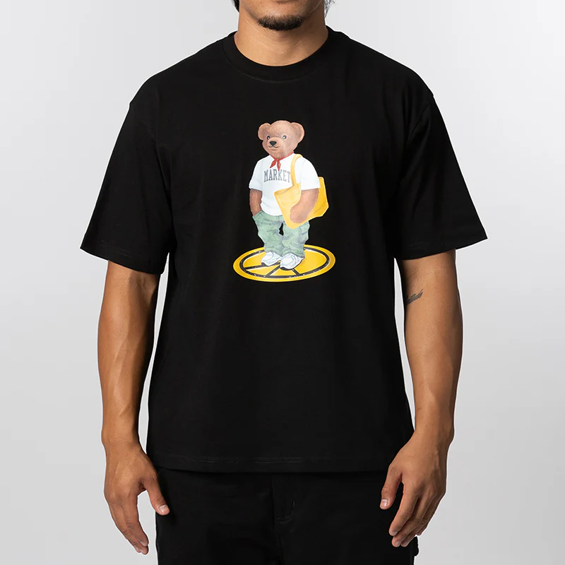Stand For Peace Bear T-Shirt - Black
