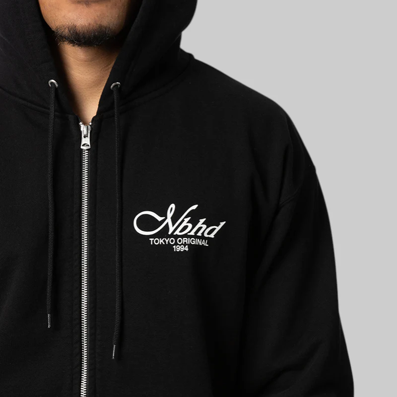 Staple Sweat Zip Hoodie - Black - Image 6
