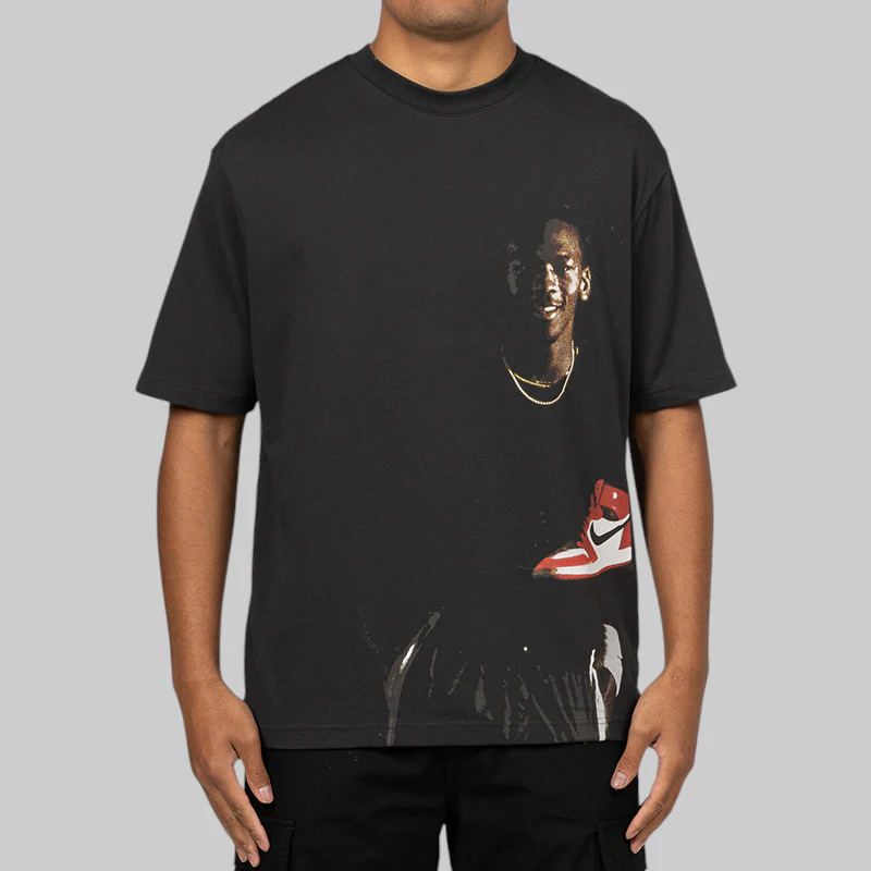 Statement 1985 Crew Gel J Day T-Shirt - Off Noir
