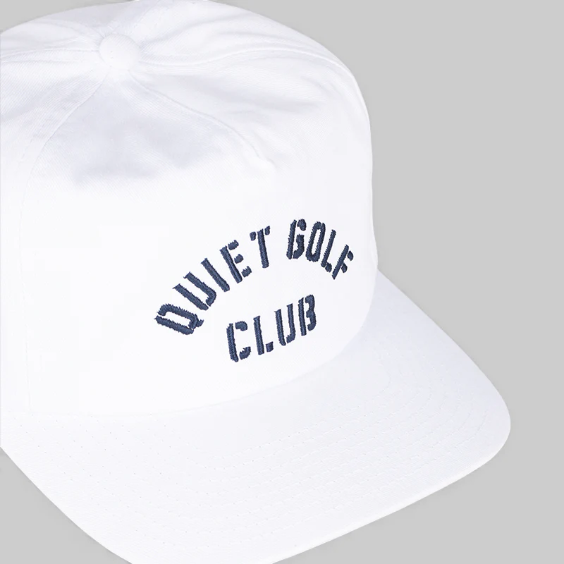 Stencil 5 Panel Hat - White - Image 5