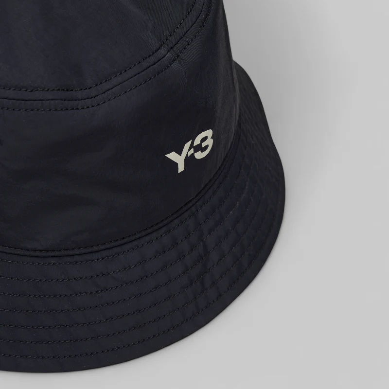 Strap Bucket Hat - Black - Image 3