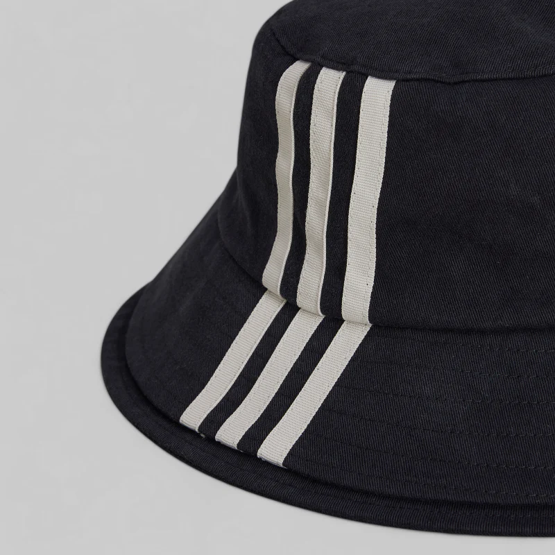 3-Stripe 'Double Brim' Bucket Hat - Black - Image 4