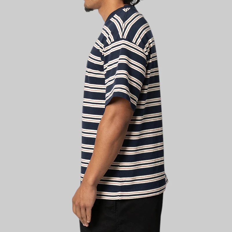 Striped T-Shirt - Navy - Image 2