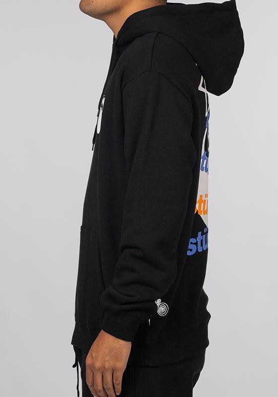 Test Strike Fleece Hoodie - Pigment Black - Image 4