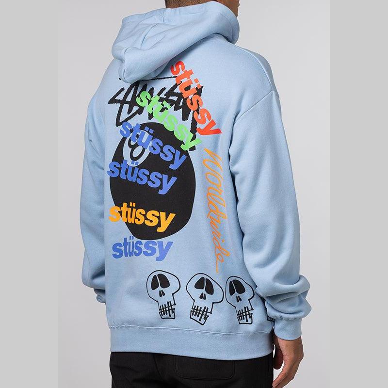 Test Strike Fleece Hoodie - Pigment Powder Blue - Image 5