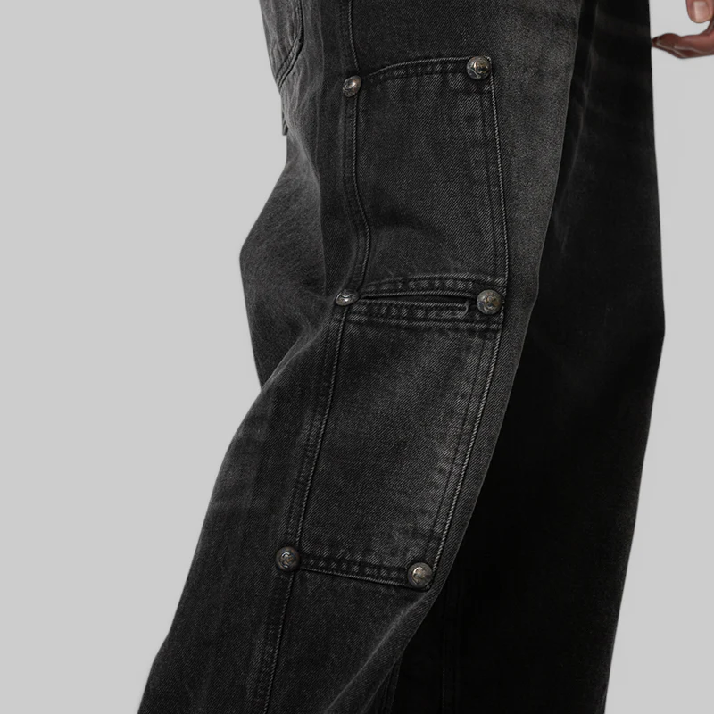 Thug Pant Denim - Black - Image 6