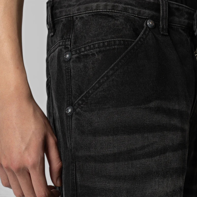 Thug Pant Denim - Black - Image 7