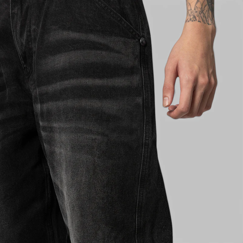 Thug Pant Denim - Black - Image 8