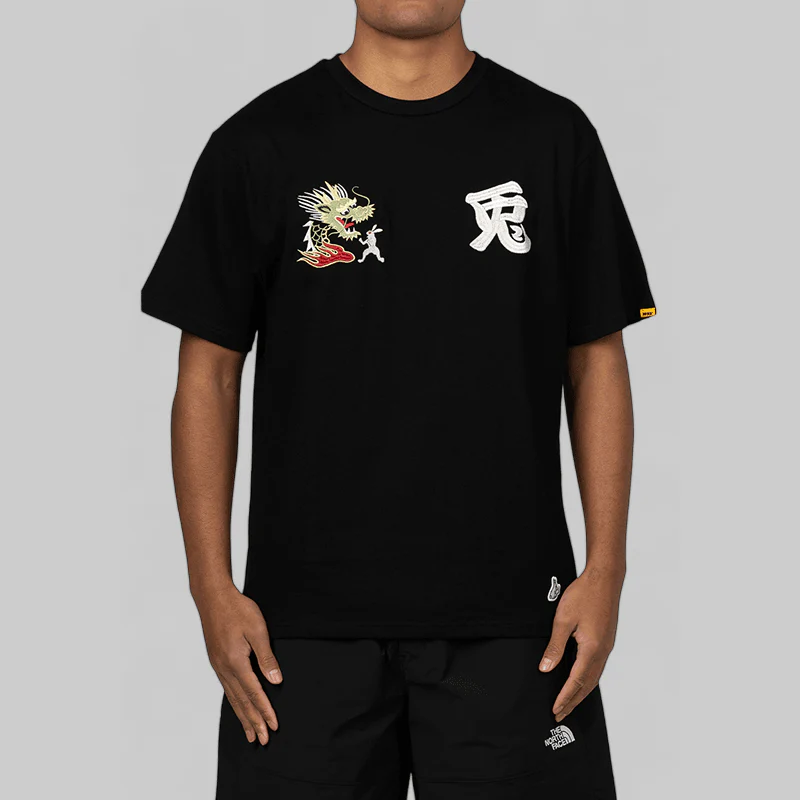 TOKYO CITY Souvenir Embroidery T-Shirt - Black - Image 2