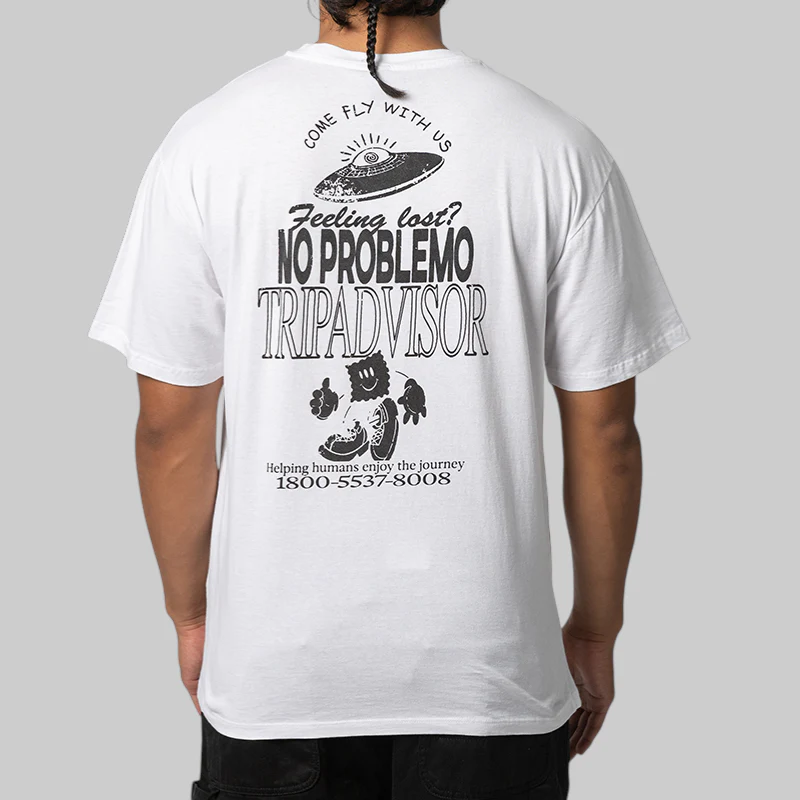 Trip Advisor T-Shirt - White