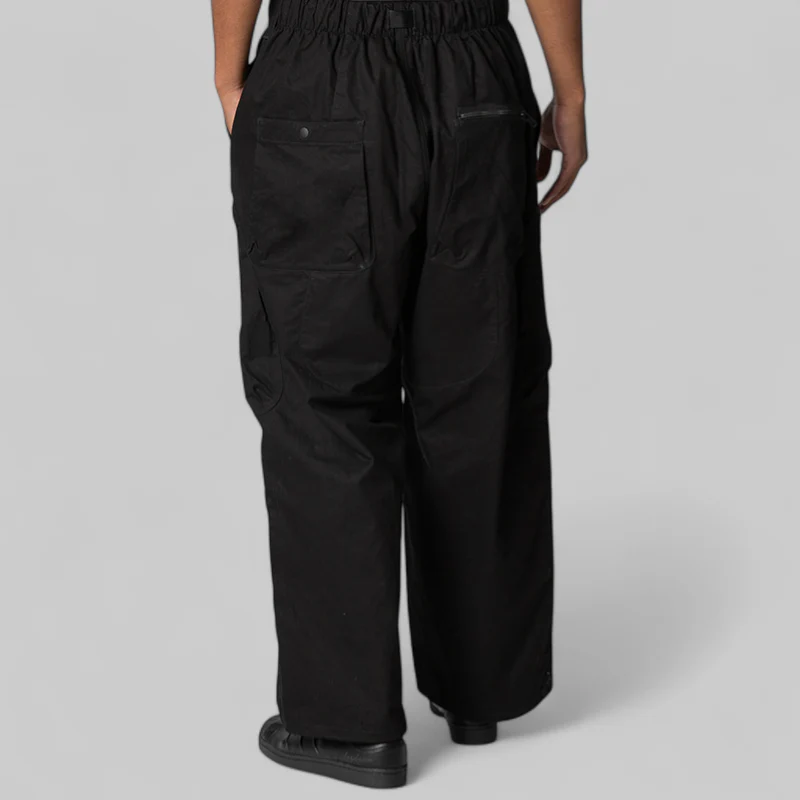 Twill Cargo Pant - Black - Image 4
