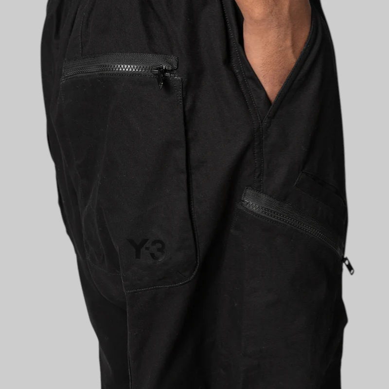 Twill Cargo Pant - Black - Image 6