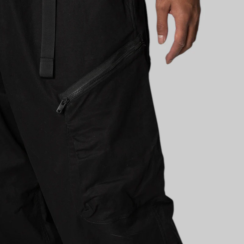 Twill Cargo Pant - Black - Image 8