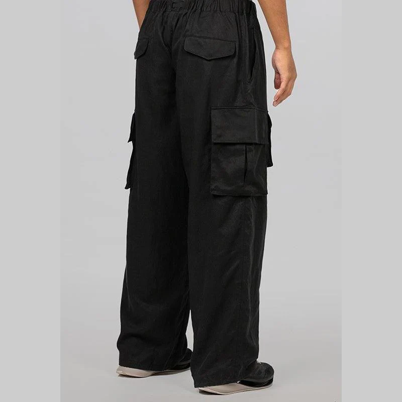 Twill Cargo Pant - Black - Image 5