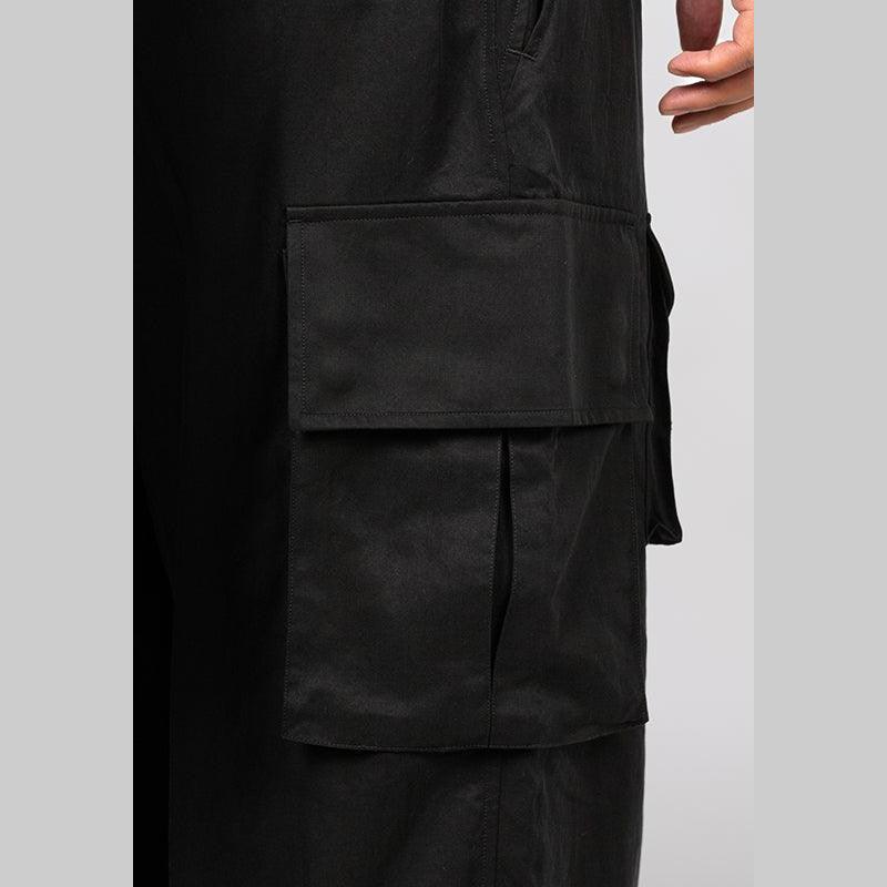 Twill Cargo Pant - Black - Image 7