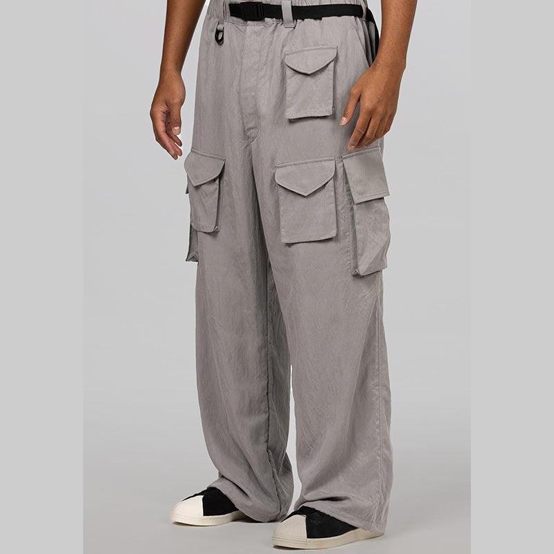 Twill Cargo Pant - Solid Grey - Image 2