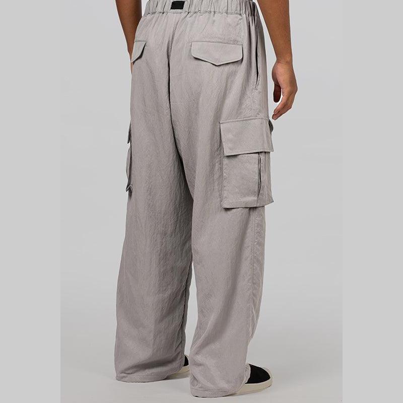 Twill Cargo Pant - Solid Grey - Image 5
