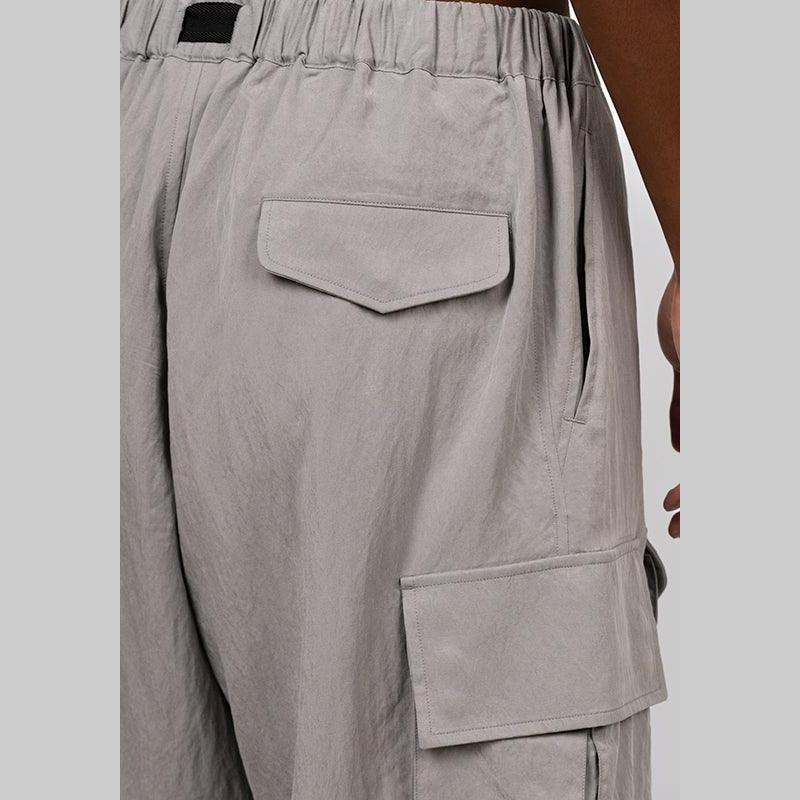 Twill Cargo Pant - Solid Grey - Image 6