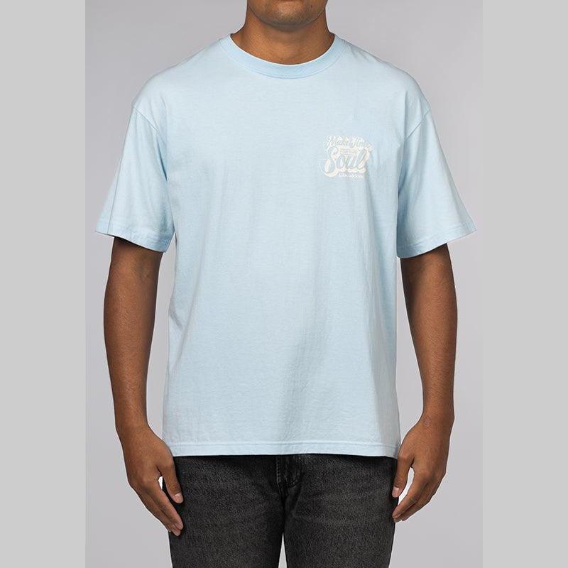 Typography T-Shirt - Sax - Image 2