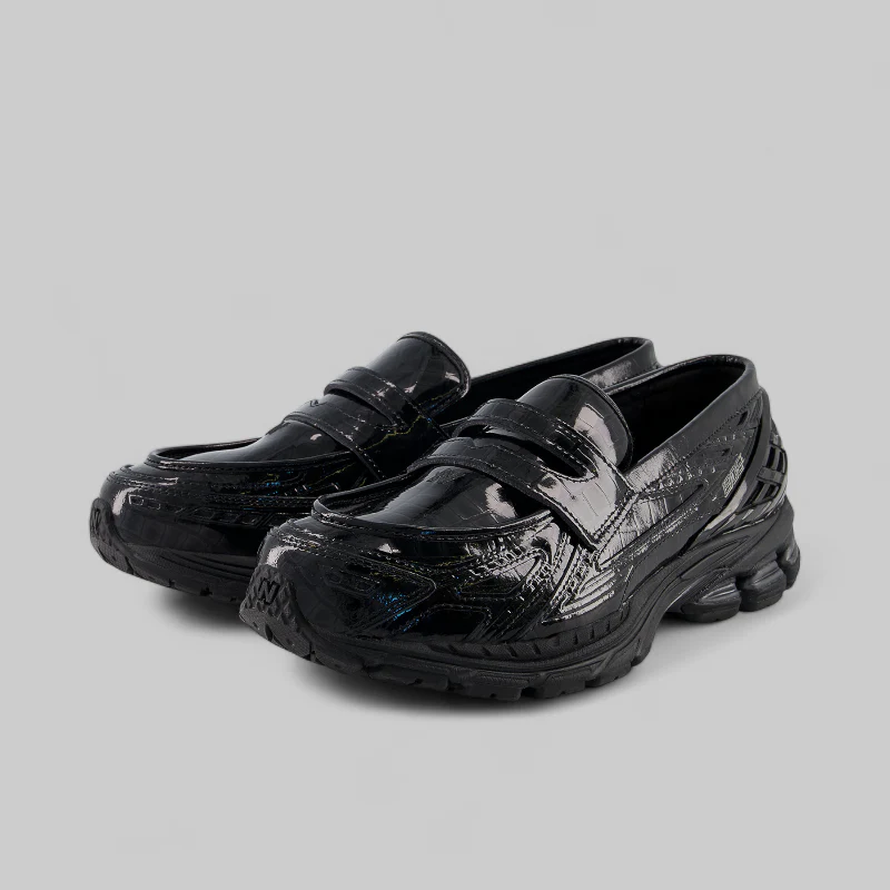 U1906Lv1 Loafer "Black Croc" - Image 4