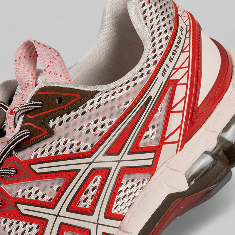 UB9-S Gel-Kayano 20 - Crystal Pink/Classic Red - Image 7