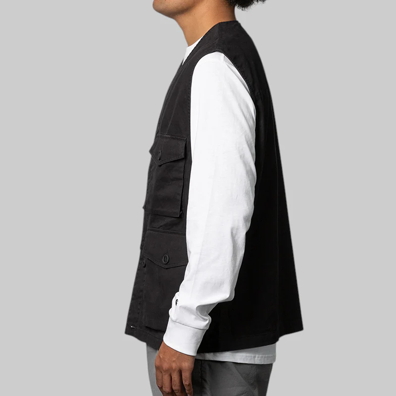 Unity Vest - Black Heavy Enzyme Wash - Image 3