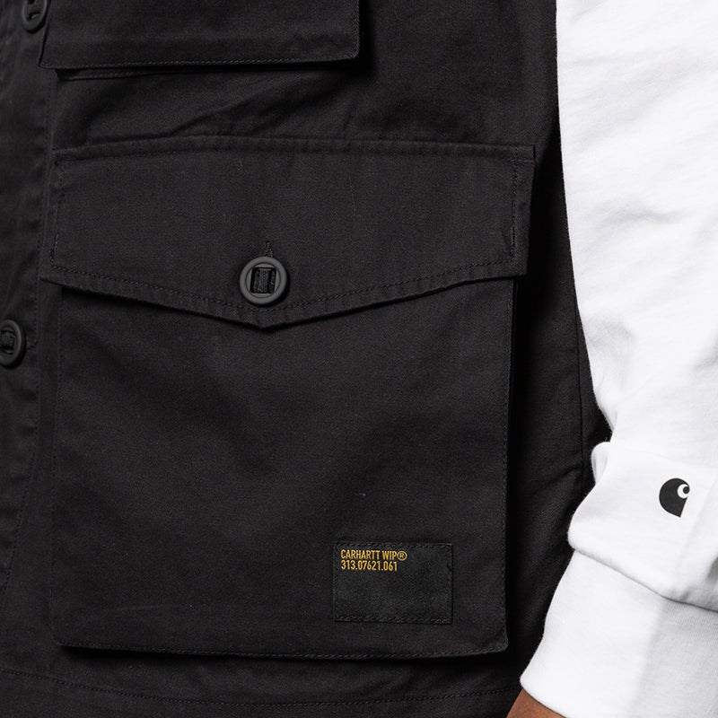 Unity Vest - Black Heavy Enzyme Wash - Image 6
