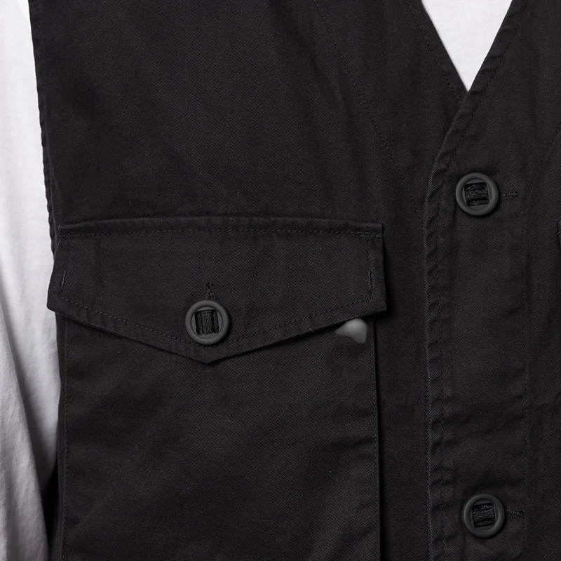 Unity Vest - Black Heavy Enzyme Wash - Image 7