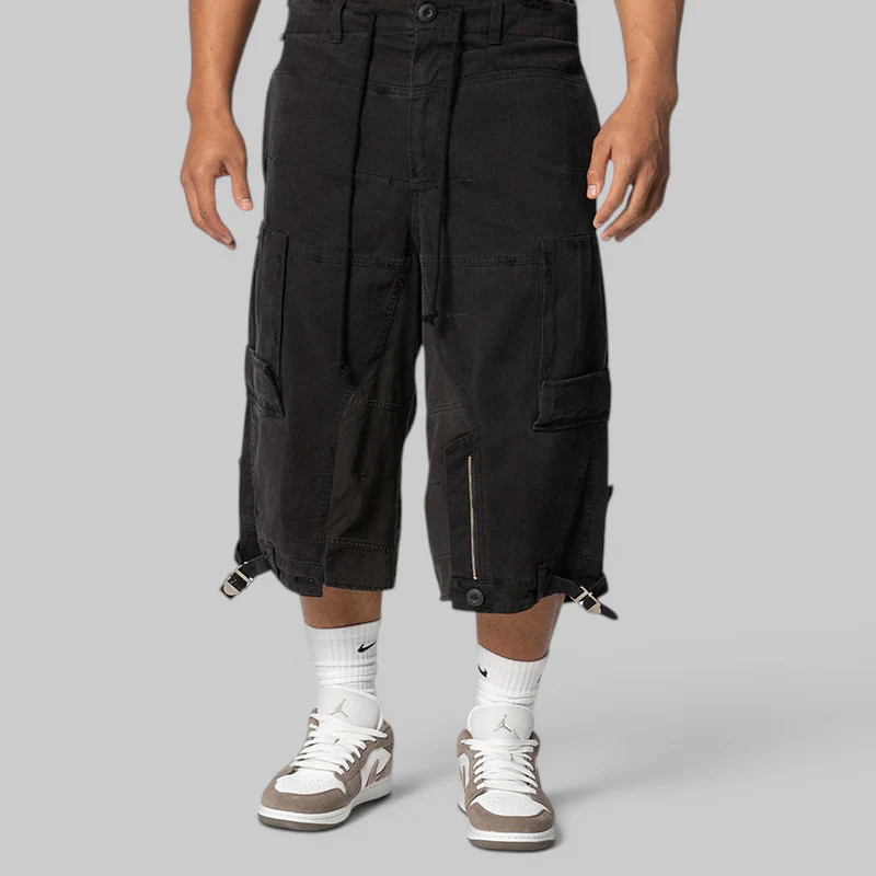Upside Down Cargo Short - Black - Image 3