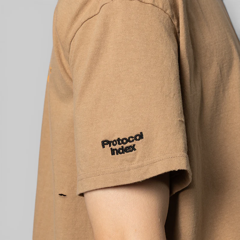 USMC Vintage T-Shirt - Khaki Beige - Image 5