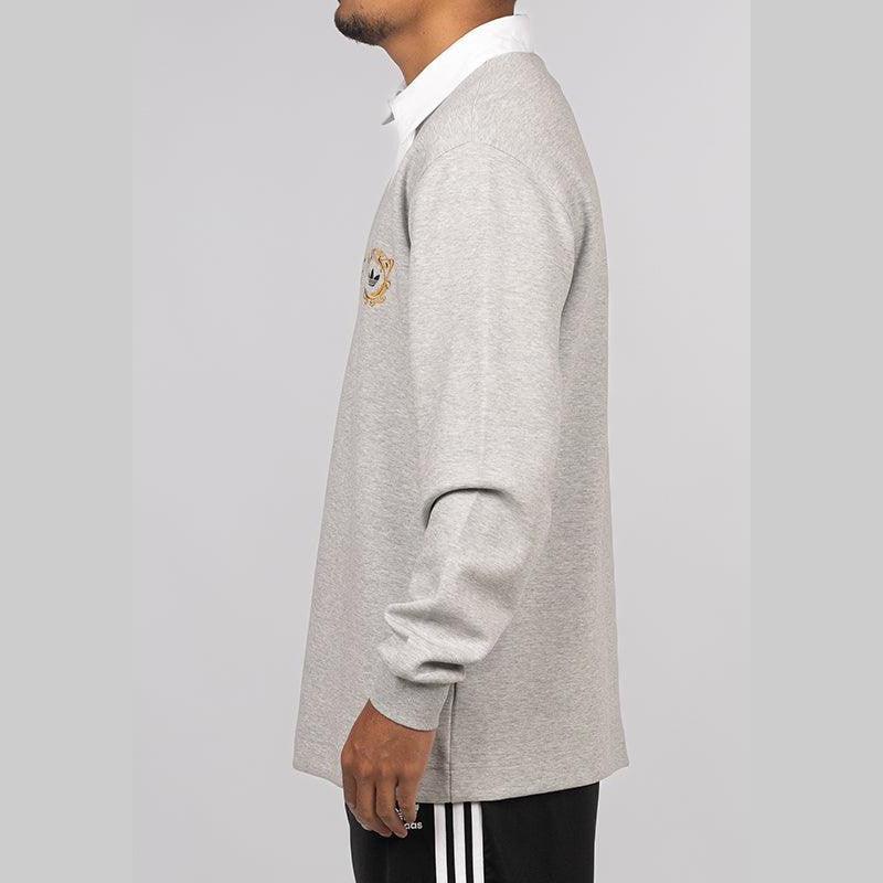 VRCT Polo Long Sleeve - Medium Grey Heather - Image 3