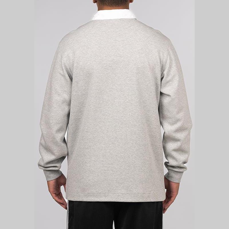 VRCT Polo Long Sleeve - Medium Grey Heather - Image 4