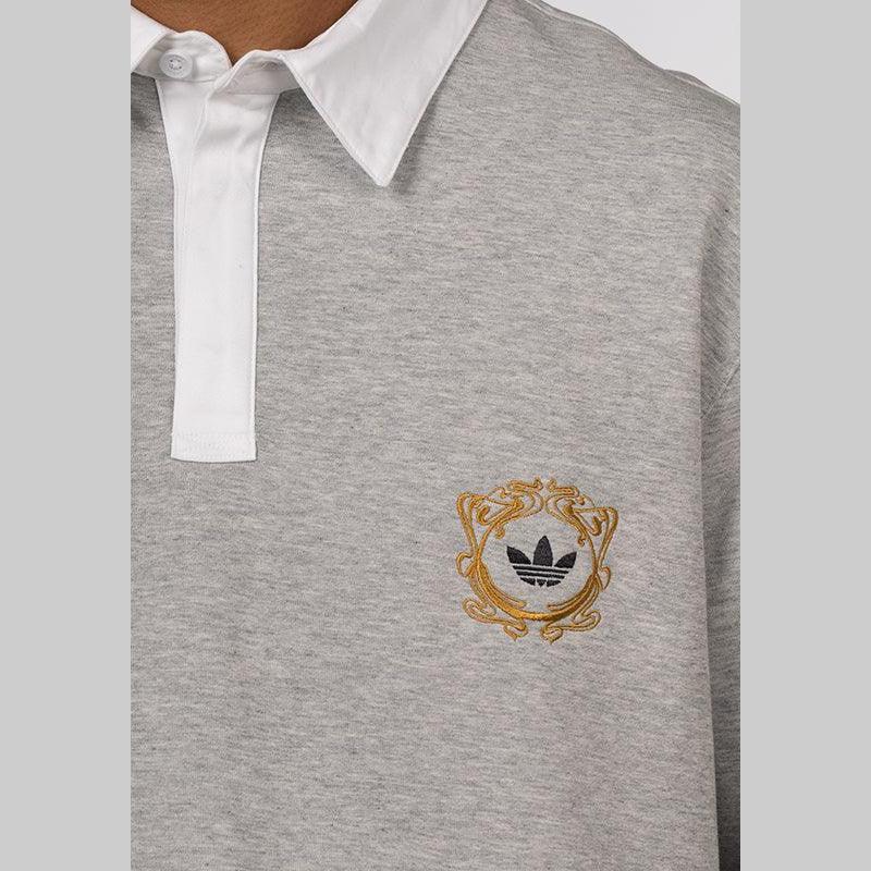 VRCT Polo Long Sleeve - Medium Grey Heather - Image 6