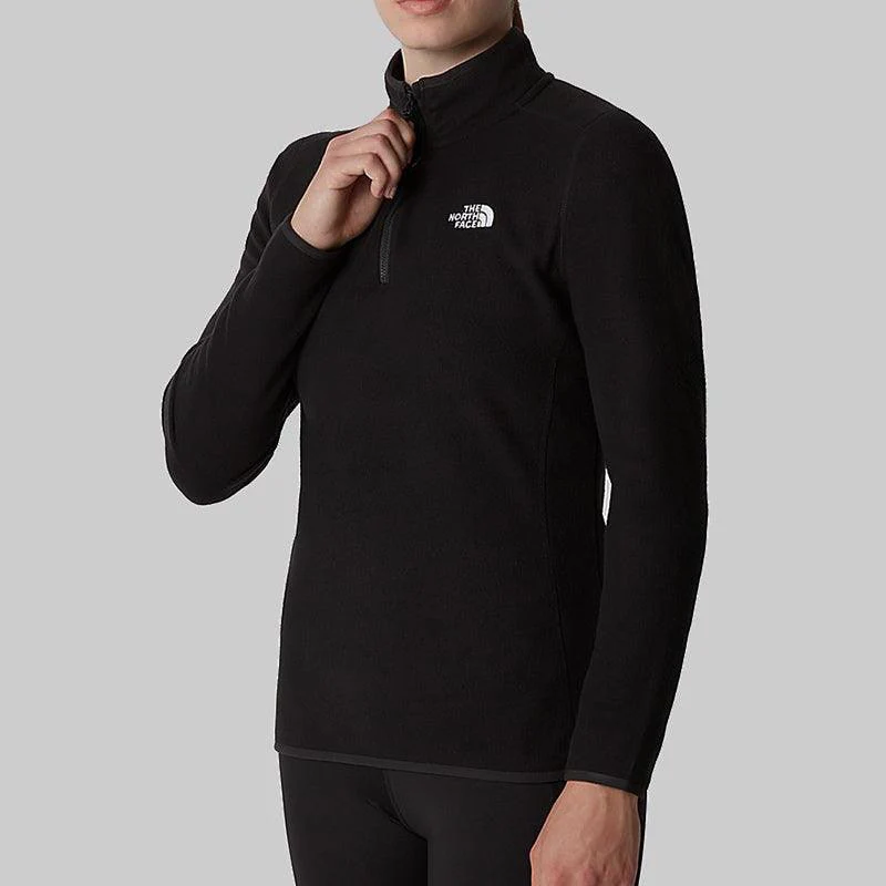 W 100 Glacier 1/4 Zip Fleece - TNF Black
